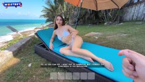 4 สาวหีเนียนเงี่ยนทะลุทะเล เย็ดกันสดกลางชายหาด แตกในหีกันไม่ยั้ง